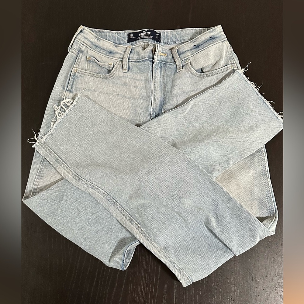 Hollister Light Blue Ultra High-Rise Jeans